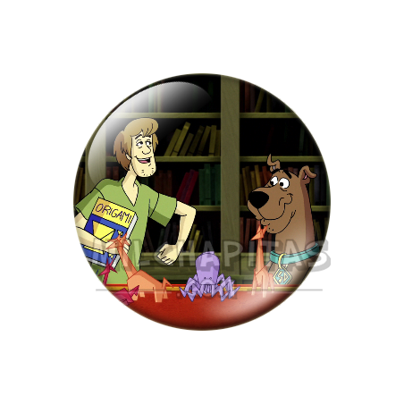Chapa de Scooby Doo: Shaggy y Scooby-Doo (En la Biblioteca)