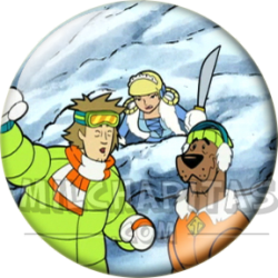 Chapa de Scooby Doo: Shaggy y Scooby-Doo (En la Nieve)