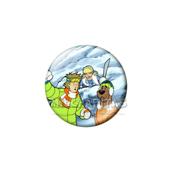 Chapa de Scooby Doo: Shaggy y Scooby-Doo (En la Nieve)
