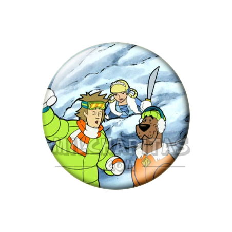 Chapa de Scooby Doo: Shaggy y Scooby-Doo (En la Nieve)