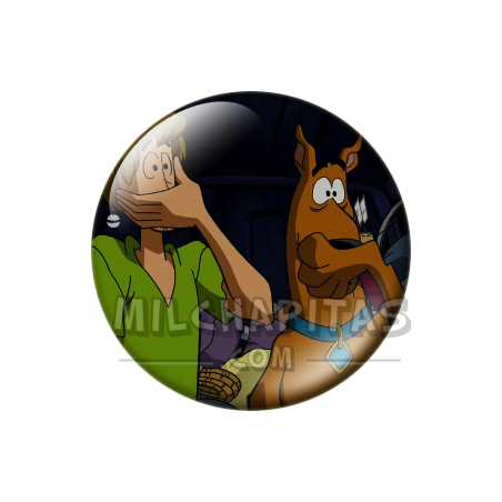 Chapa de Scooby Doo: Shaggy y Scooby-Doo (Escondidos)