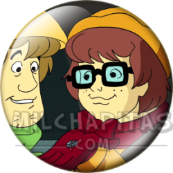 Chapa de Scooby Doo: Shaggy y Velma