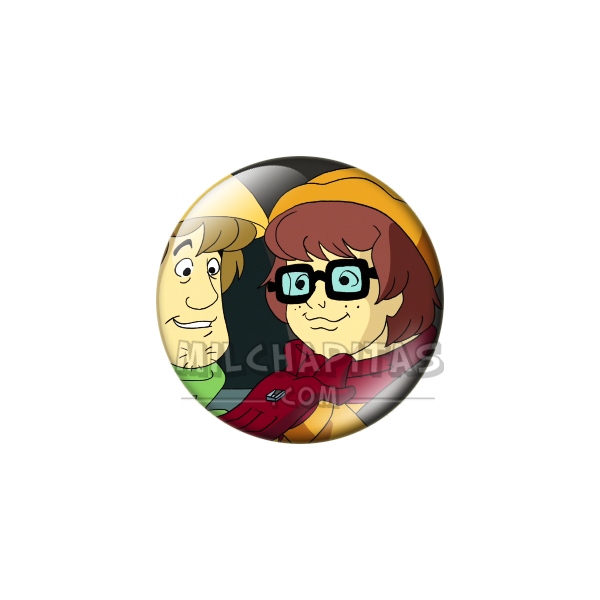 Chapa de Scooby Doo: Shaggy y Velma