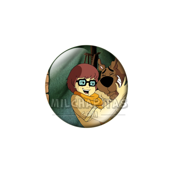 Chapa de Scooby Doo: Velma (Abrazando a Scooby-Doo)