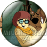 Chapa de Scooby Doo: Velma (Abrazando a Scooby-Doo)