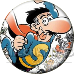 Chapa de Superlópez: Superlópez (Corriendo)