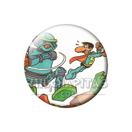 Chapa de Superlópez: Superlópez (Contra el Robot)