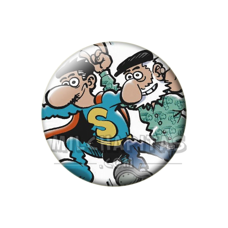 Chapa de Superlópez: Superlópez (Con un Amigo)