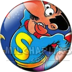 Chapa de Superlópez: Superlópez (Con Monstruos)