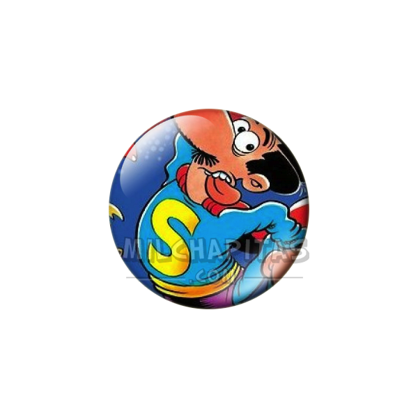 Chapa de Superlópez: Superlópez (Con Monstruos)