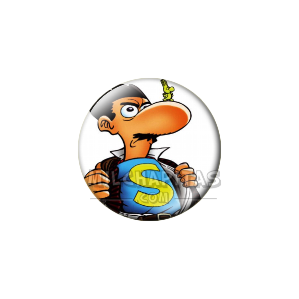 Chapa de Superlópez: Superlópez (Abriéndose la Camisa)