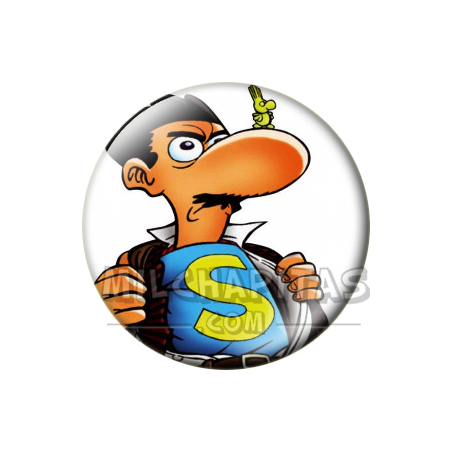 Chapa de Superlópez: Superlópez (Abriéndose la Camisa)