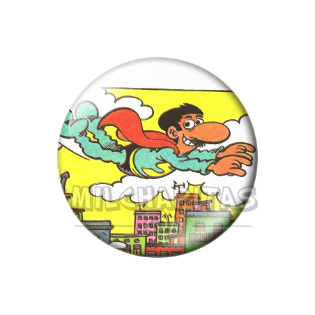 Chapa de Superlópez: Superlópez (Volando sobre la Ciudad)