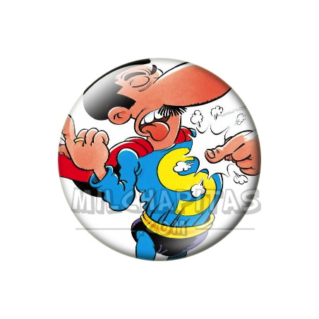 Chapa de Superlópez: Superlópez (Soplándose el Puño)