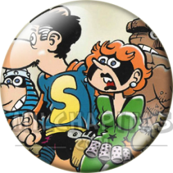 Chapa de Superlópez: Superlópez, la Chica Increíble y el Bruto