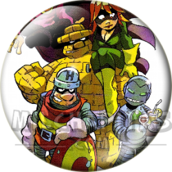 Chapa de Superlópez: El Supergrupo (Posando)