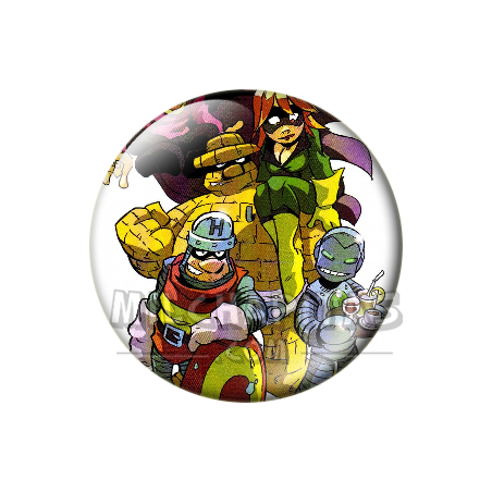 Chapa de Superlópez: El Supergrupo (Posando)