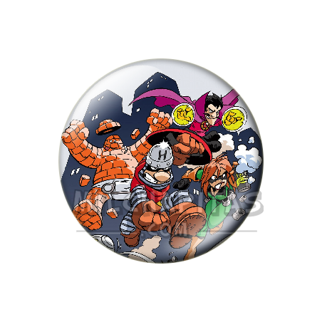 Chapa de Superlópez: El Supergrupo (Saltando)