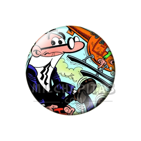 Chapa de Mortadelo y Filemón: Mortadelo (Módulo Volador)