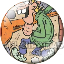 Chapa de Mortadelo y Filemón: Jimmy el Cachondo