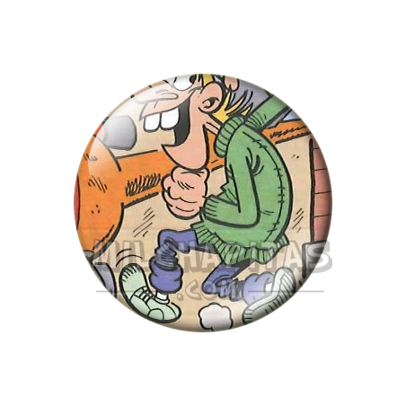 Chapa de Mortadelo y Filemón: Jimmy el Cachondo