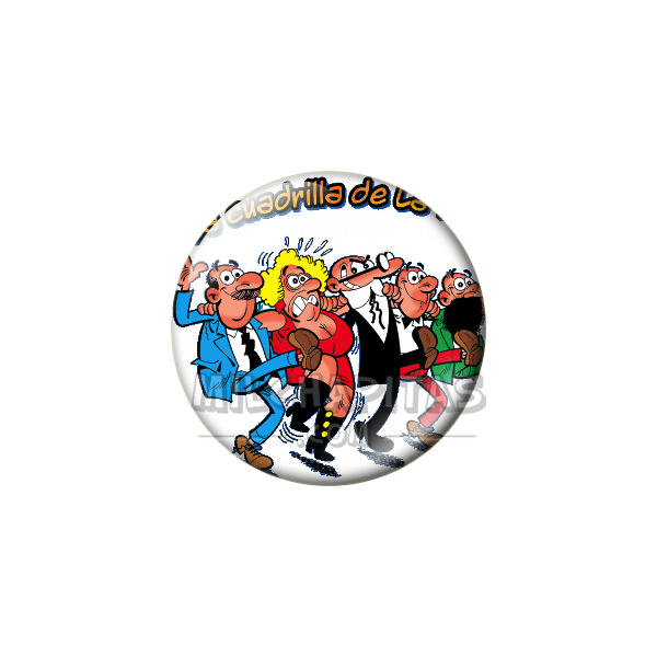 Chapa de Mortadelo y Filemón: La Cuadrilla de la T.I.A.