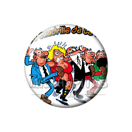 Chapa de Mortadelo y Filemón: La Cuadrilla de la T.I.A.