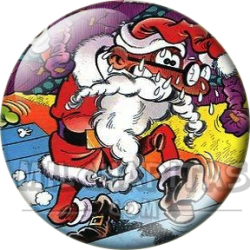 Chapa de Mortadelo y Filemón: Mortadelo (Disfraz de Papá Noel)