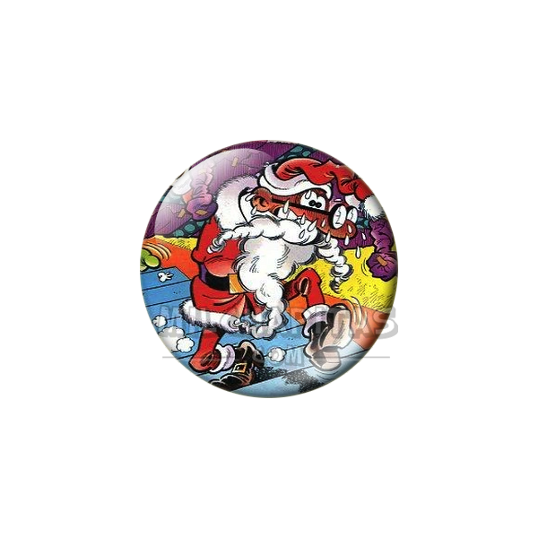 Chapa de Mortadelo y Filemón: Mortadelo (Disfraz de Papá Noel)