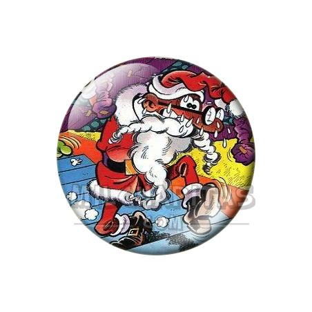 Chapa de Mortadelo y Filemón: Mortadelo (Disfraz de Papá Noel)