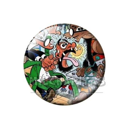 Chapa de Mortadelo y Filemón: El Profesor Bacterio