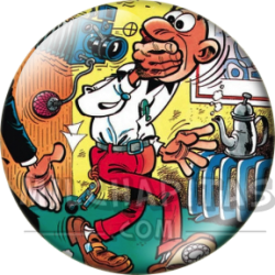 Chapa de Mortadelo y Filemón: Mortadelo y Filemón (Fotógrafos)