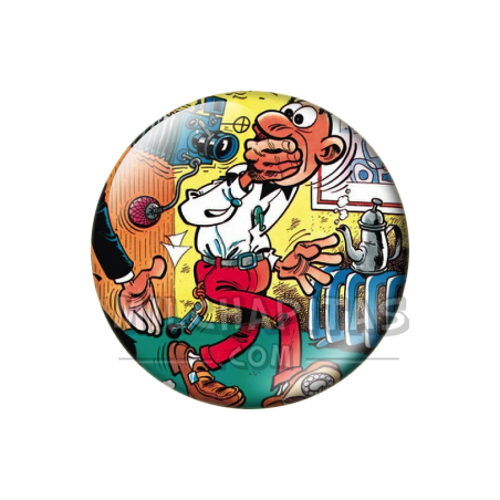 Chapa de Mortadelo y Filemón: Mortadelo y Filemón (Fotógrafos)