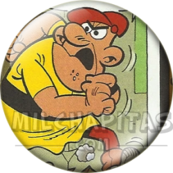 Chapa de Mortadelo y Filemón: Telesforo Bestiajez