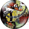 Chapa de Mortadelo y Filemón: Mortadelo (Pistolas Sobaqueras)