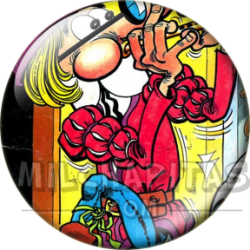 Chapa de Mortadelo y Filemón: Mortadelo (Disfraz de Trompetista)