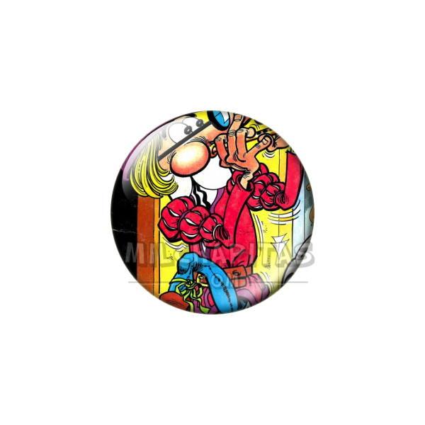 Chapa de Mortadelo y Filemón: Mortadelo (Disfraz de Trompetista)