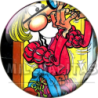 Chapa de Mortadelo y Filemón: Mortadelo (Disfraz de Trompetista)