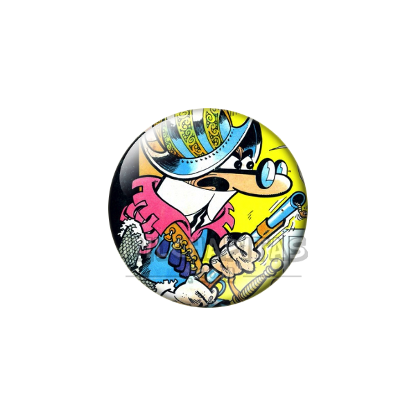 Chapa de Mortadelo y Filemón: Mortadelo (Disfraz de Conquistador)