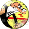 Chapa de Mortadelo y Filemón: Mortadelo (Enfadado)