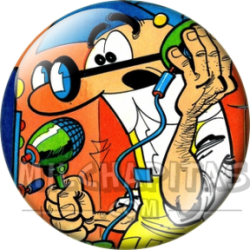 Chapa de Mortadelo y Filemón: Mortadelo (Disfraz de Piloto)