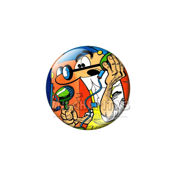 Chapa de Mortadelo y Filemón: Mortadelo (Disfraz de Piloto)