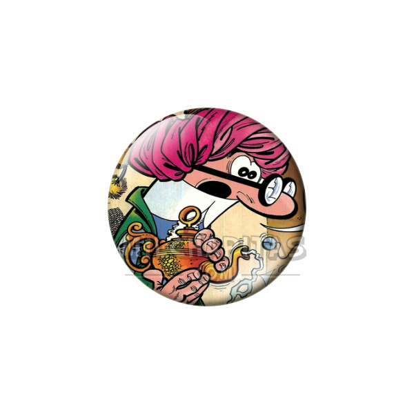 Chapa de Mortadelo y Filemón: Mortadelo (Disfraz de Genio)