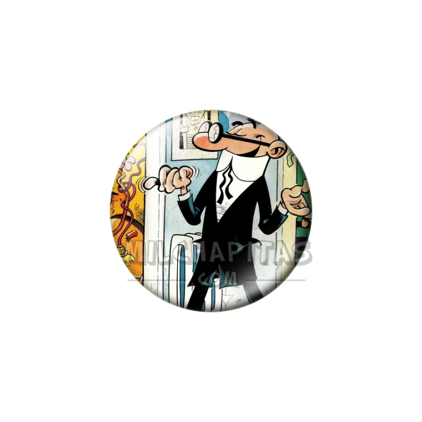 Chapa de Mortadelo y Filemón: Mortadelo (Los Insobornables)