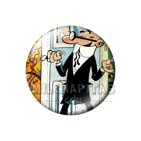 Chapa de Mortadelo y Filemón: Mortadelo (Los Insobornables)