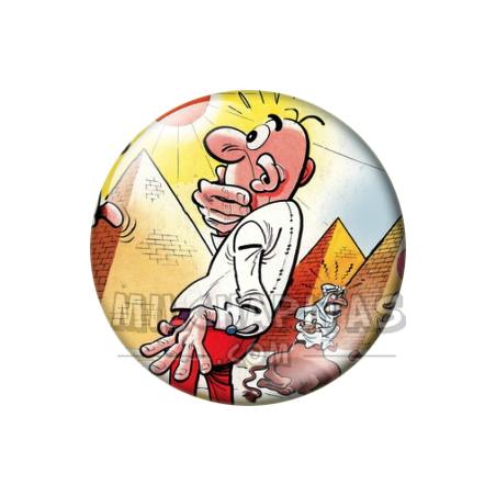 Chapa de Mortadelo y Filemón: Filemón (En Egipto)