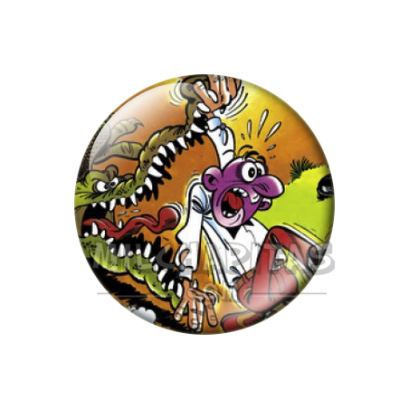 Chapa de Mortadelo y Filemón: Filemón (Con el Cocodrilo)