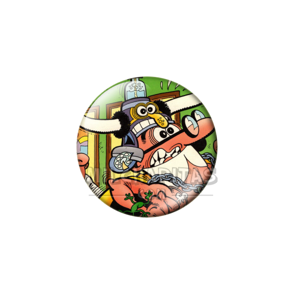 Chapa de Mortadelo y Filemón: Mortadelo (Disfraz de Ostrogodo)