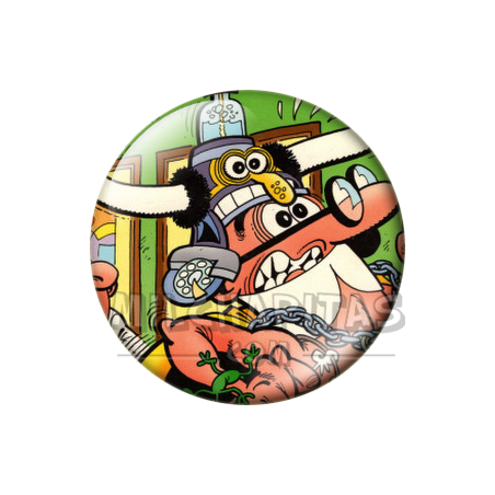 Chapa de Mortadelo y Filemón: Mortadelo (Disfraz de Ostrogodo)