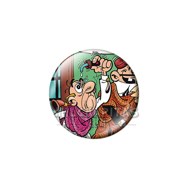 Chapa de Mortadelo y Filemón: Mortadelo y Filemón (Disfraz de Ancianos)